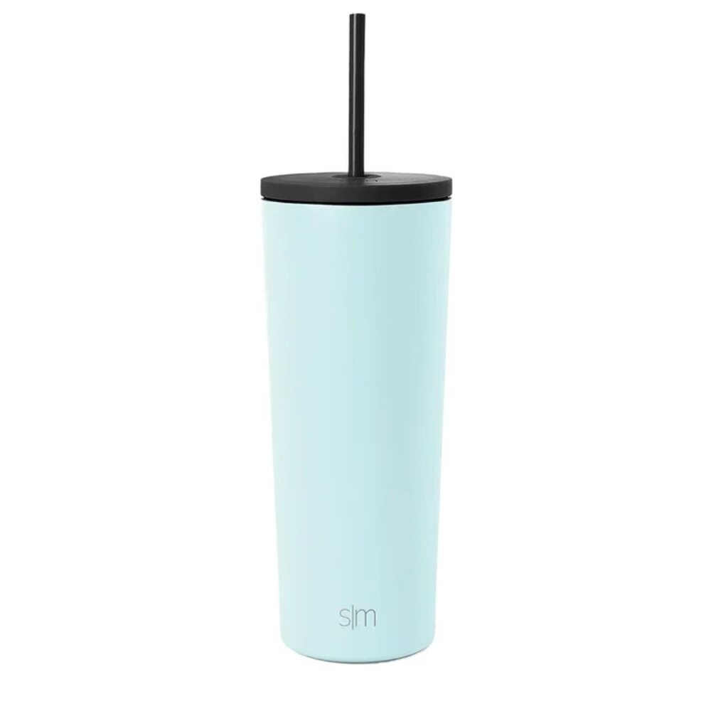 Simple Modern Insulated Tumbler with Lid- Seaside Blue